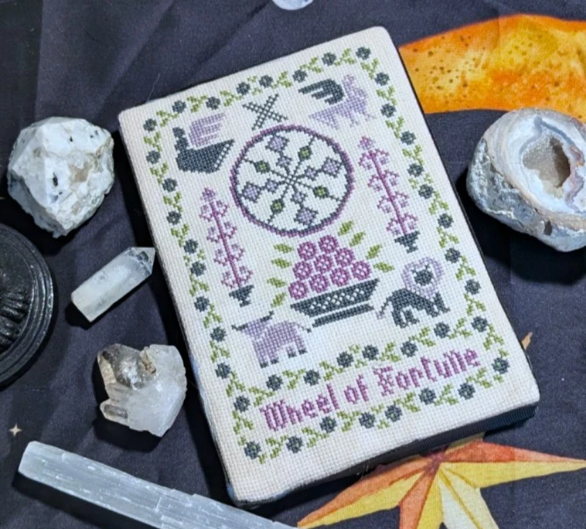 Tarot of Quaker: The Wheel of Fortune by The Cozy DH Stitchery - Preorder