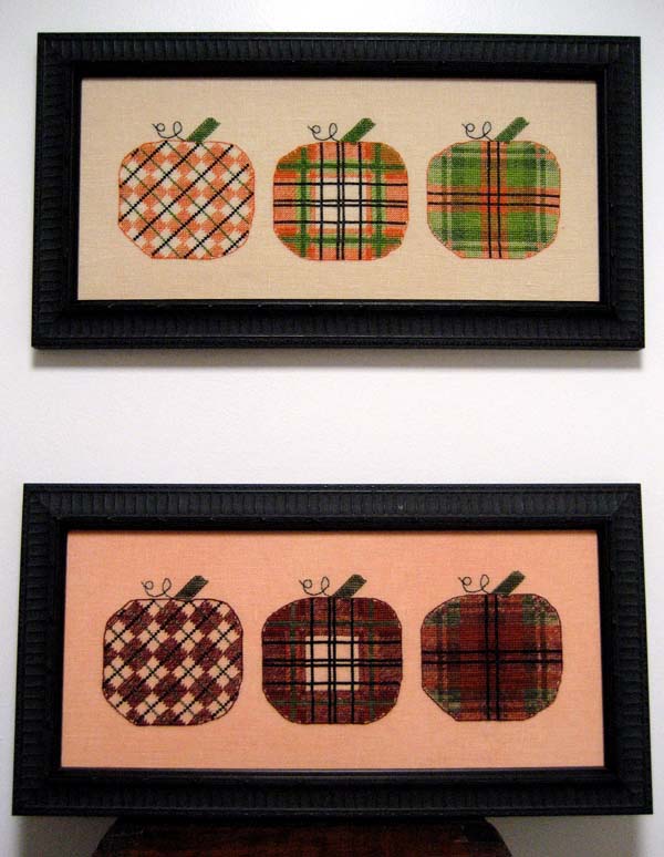 Tartan Pumpkins by Samplers Revisited