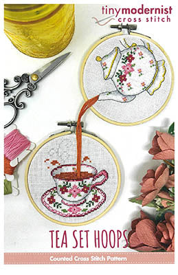 Tea Set Hoops by Tiny Modernist