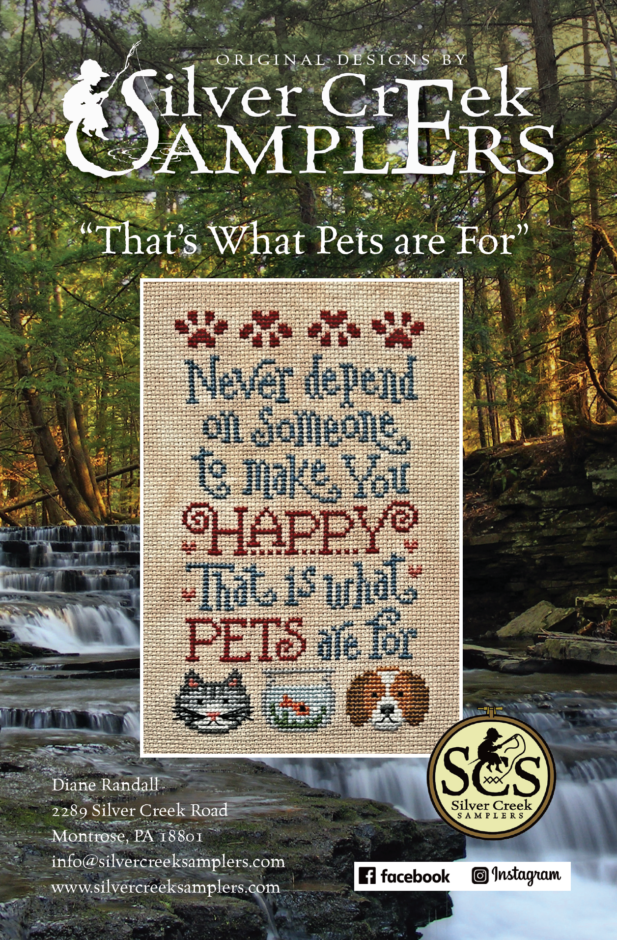 That's What Pets are For - Silver Creek Samplers - Preorder - BeStitchMe