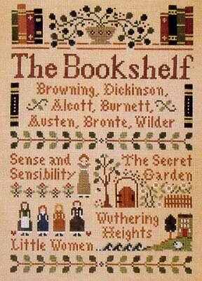 The Bookshelf by Little House Needleworks