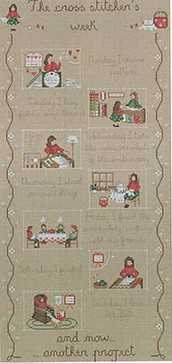 The Cross Stitcher's Week by Serenita di campagna