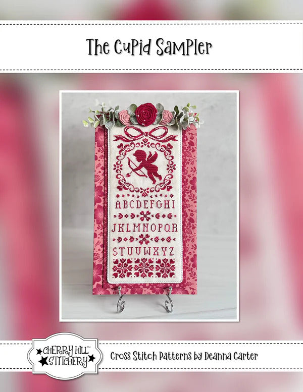 The Cupid Sampler by Cherry Hill Stitchery