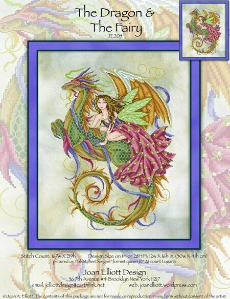 The Dragon & The Fairy by Joan Elliott Design