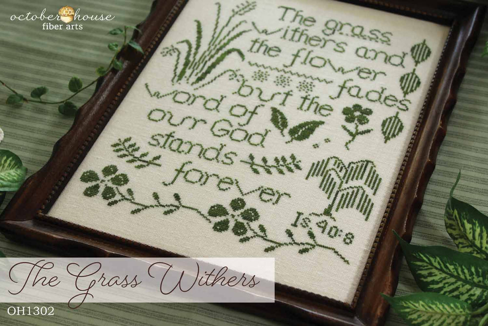 The Grass Withers - October House Fiber Arts - Preorder - BeStitchMe