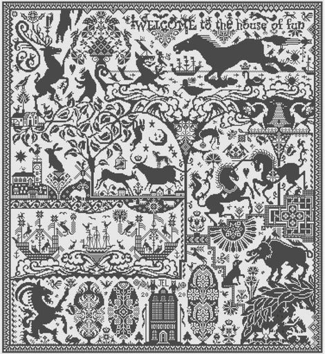 The House of Fun by Long Dog Samplers