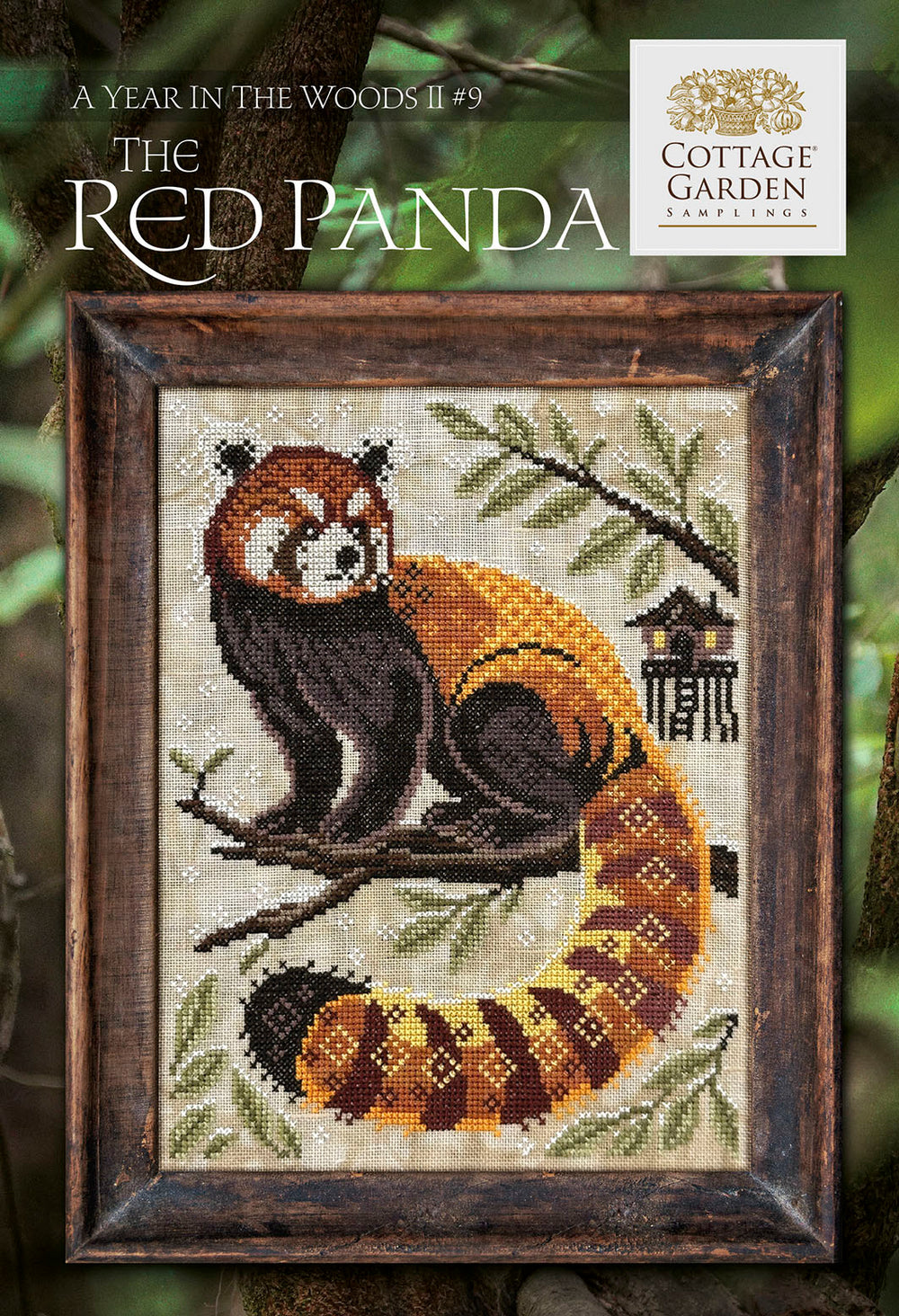 The Red Panda - A Year in the Woods II #9 by Cottage Garden Samplings - BeStitchMe