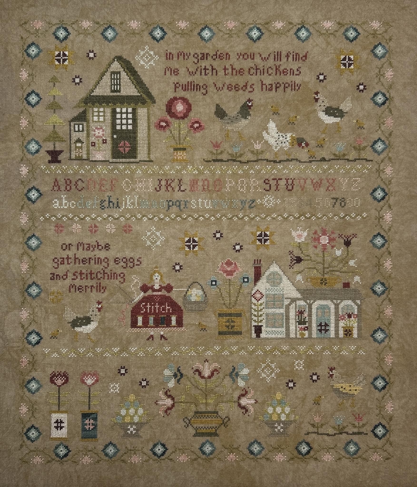 The Simple Tranquility Sampler and Smalls by Pansy Patch Quilts and Stitchery