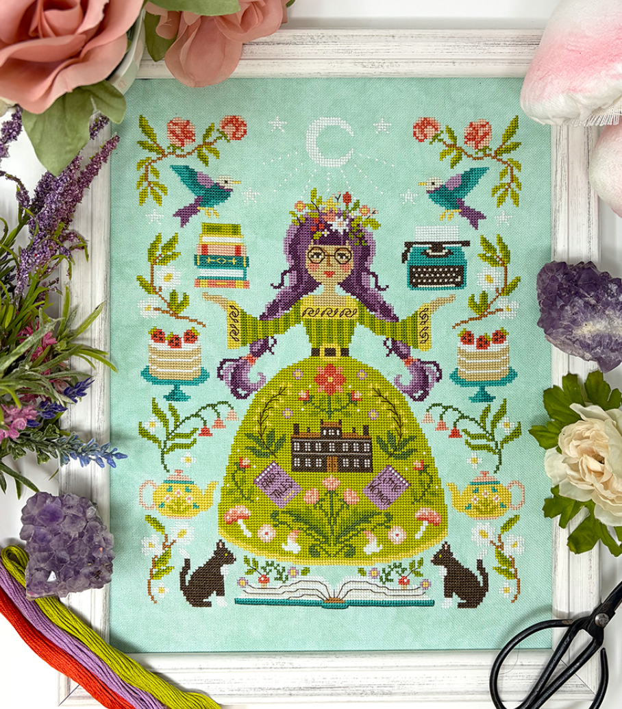 The Book Goddess - Tiny Modernist - Preorder - BeStitchMe