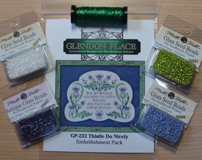 Thistle Do Nicely Embellishment Pack by Glendon Place