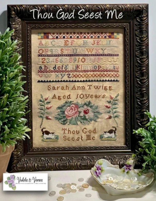 Thou God Seest Me by Violets & Verses