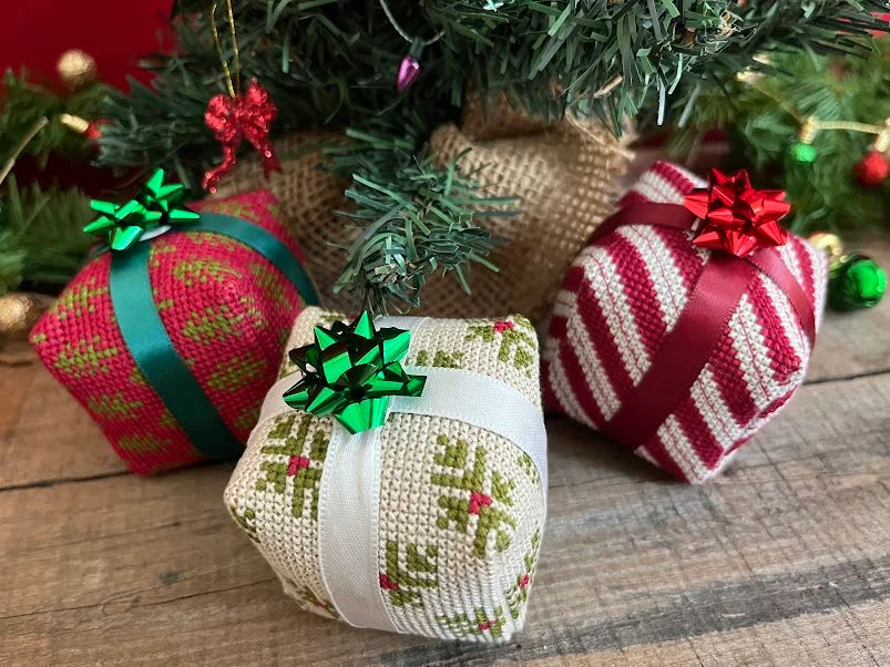 Three Presents Small Cube Series by Ladybug Stitches - Preorder