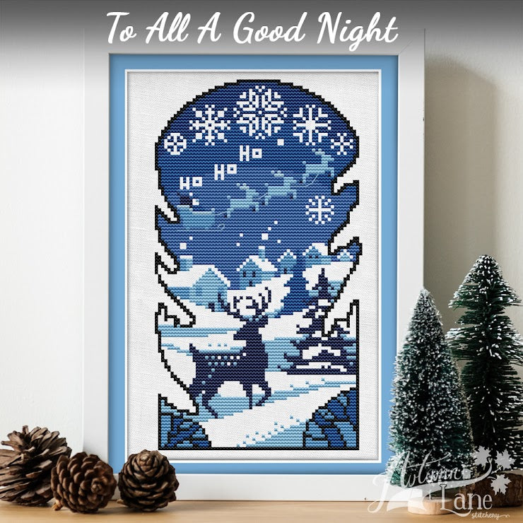 To All A Good Night by Autumn Lane Stitchery