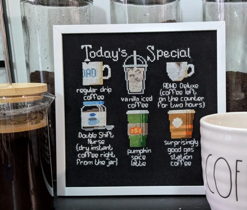 Today's Special by The Cozy DH Stitchery - Preorder