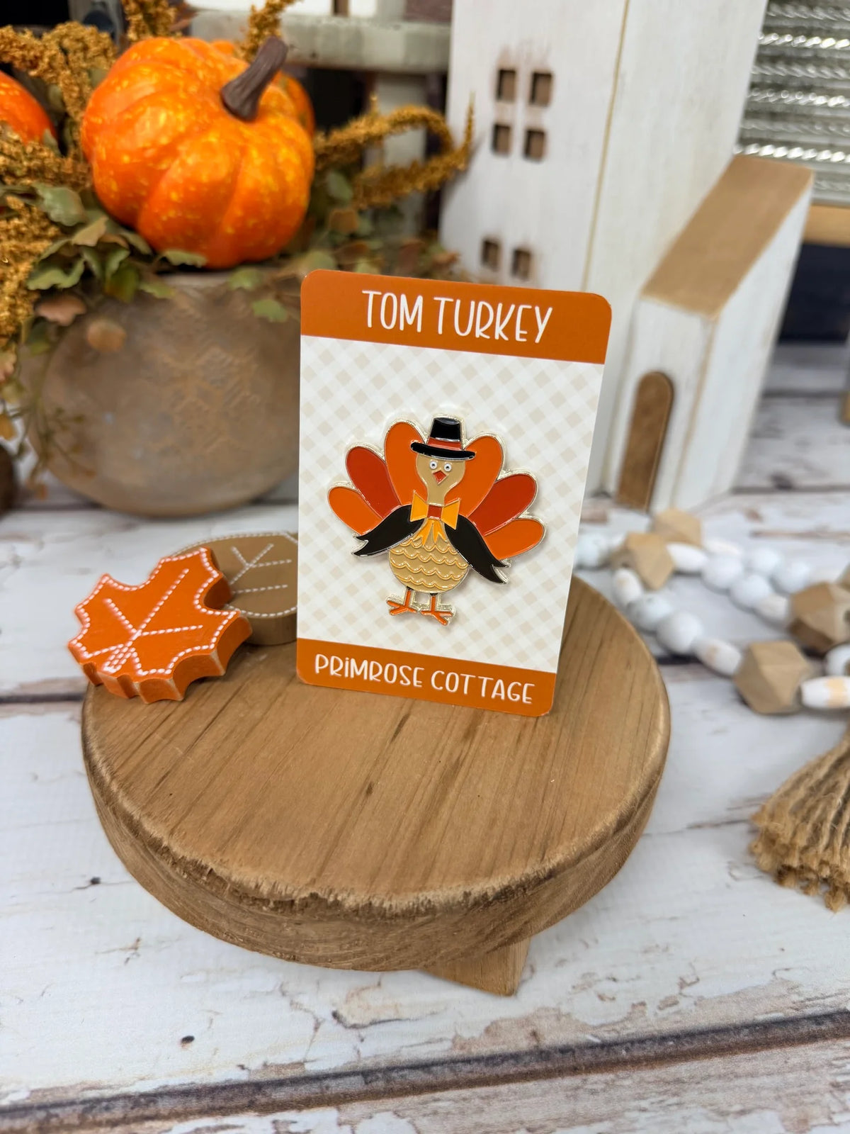 Tom Turkey Needle Minder by Primrose Cottage Stitches