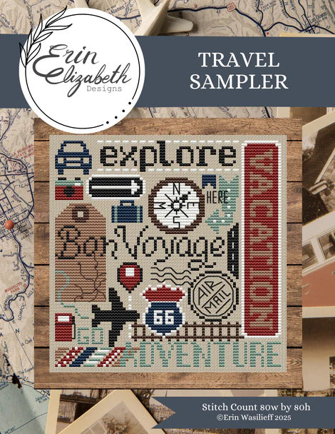 Travel Sampler by Erin Elizabeth Designs