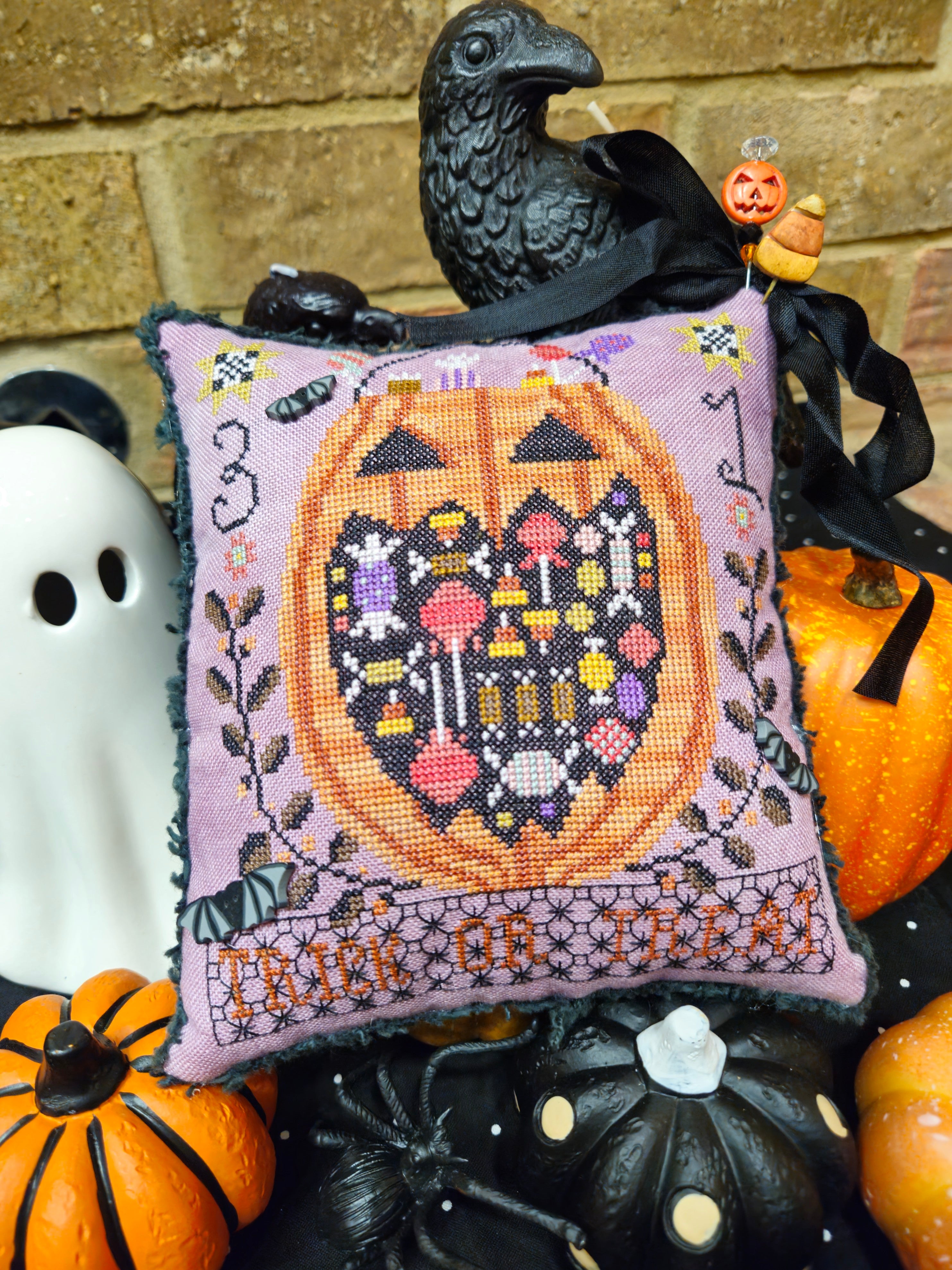 Trick or Treat by Quaint Rose Needlearts - Preorder
