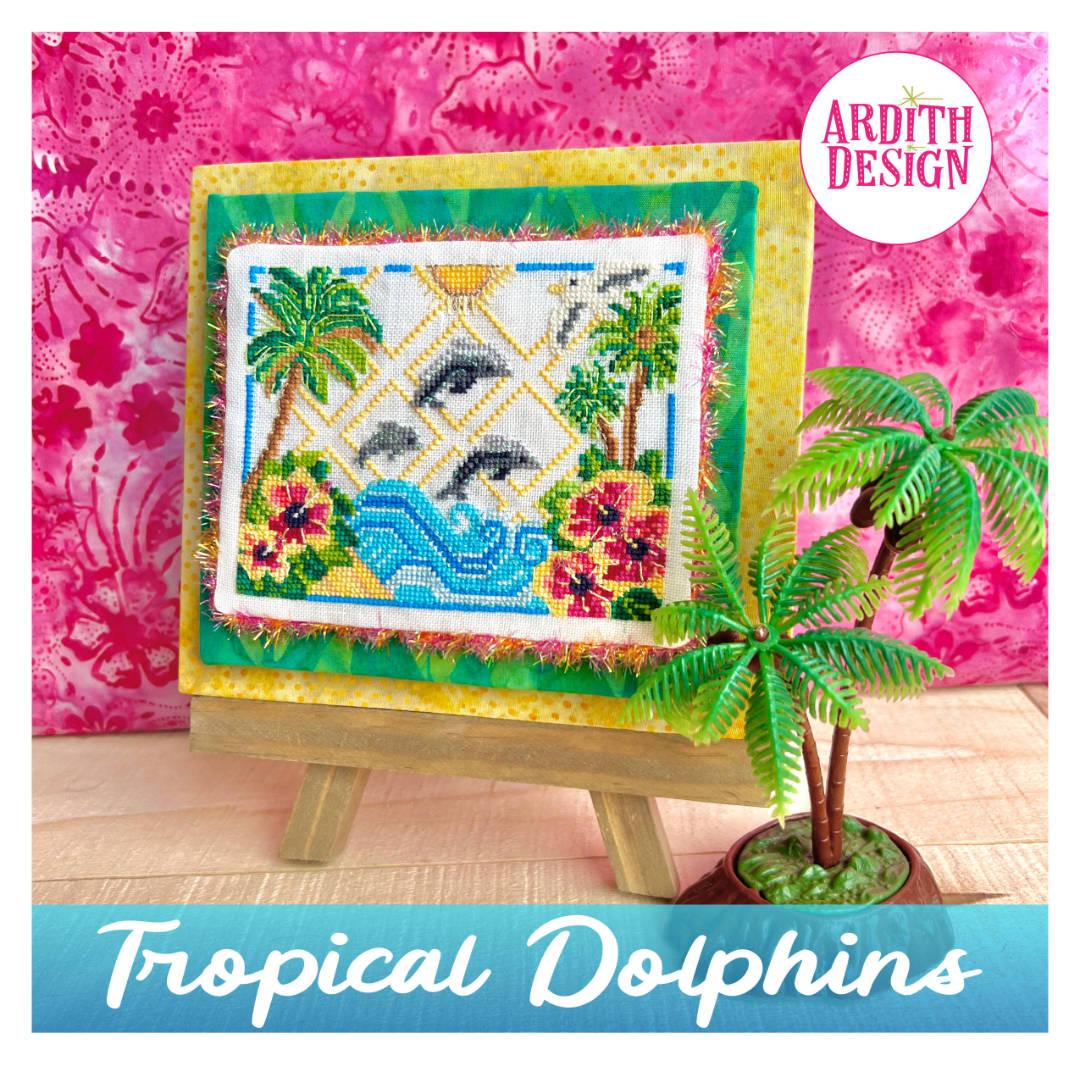 Tropical Dolphins by Ardith Design