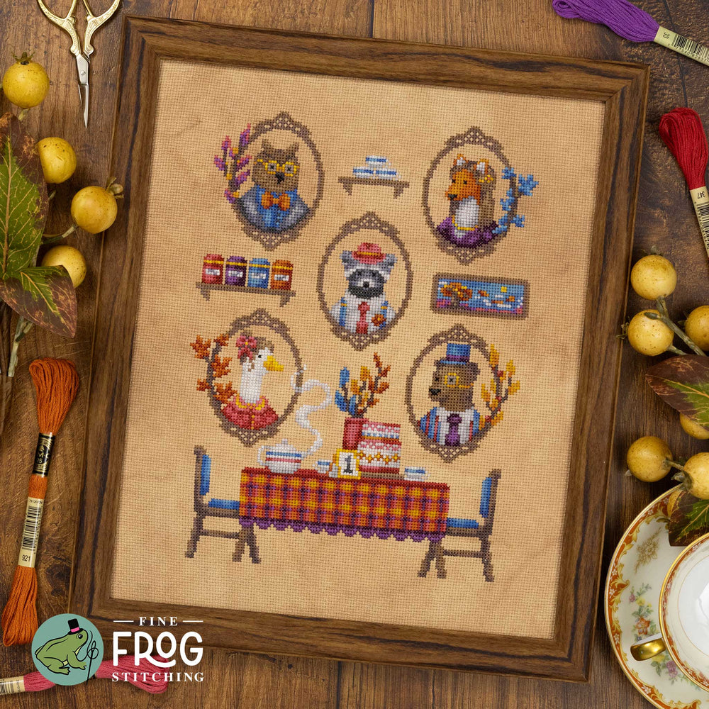 Twigs and Tea - Fine Frog Stitching - Preorder - BeStitchMe