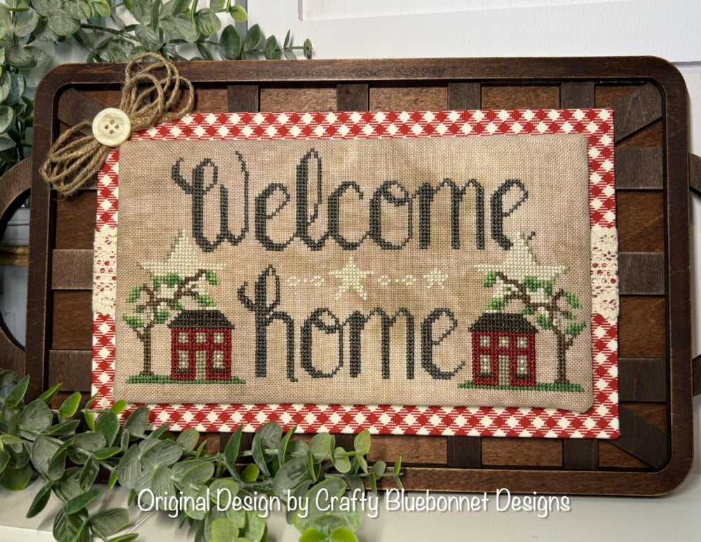 Twin House Welcome by Crafty Bluebonnet