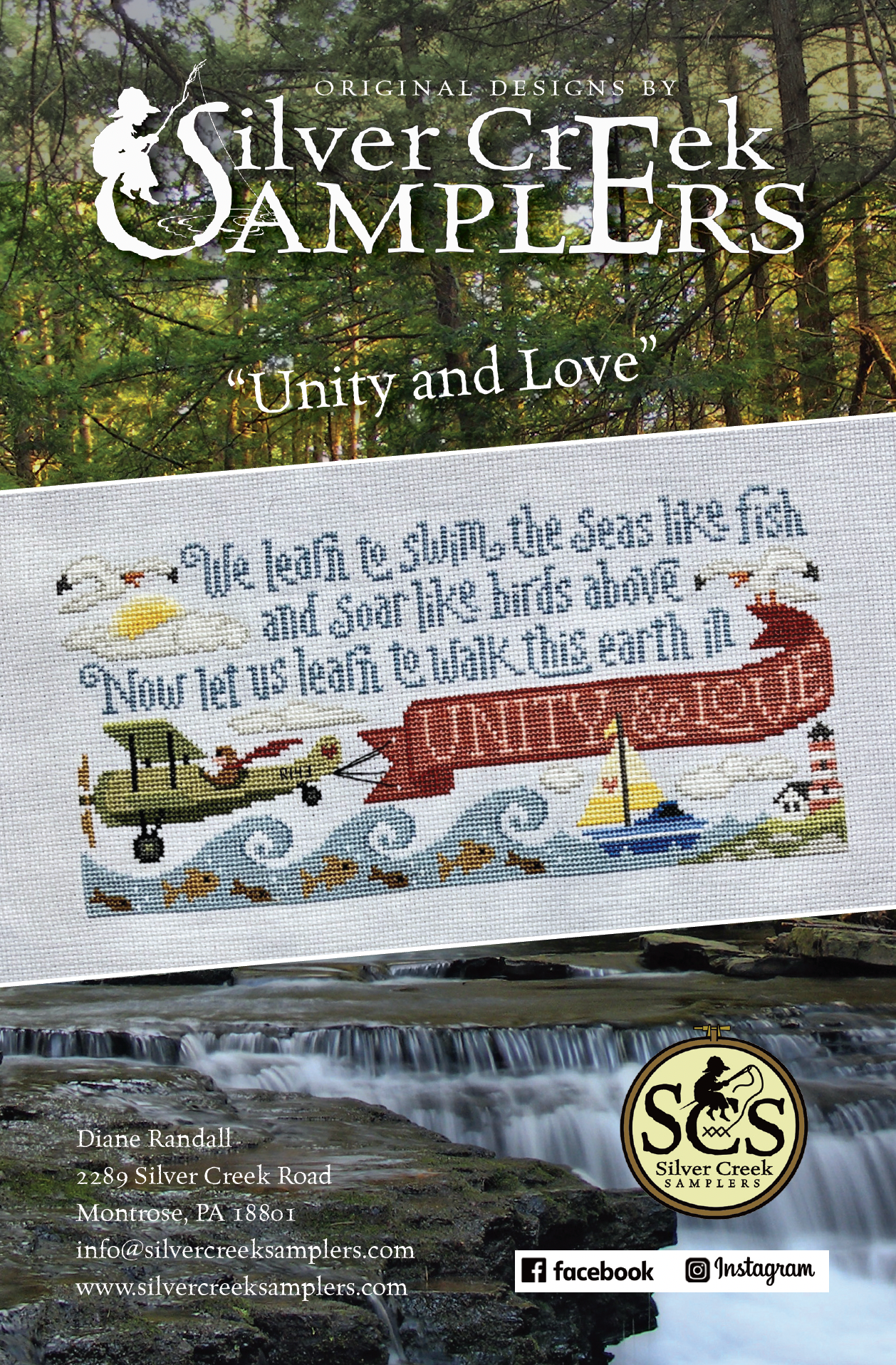 Unity and Love - Silver Creek Samplers - Preorder - BeStitchMe