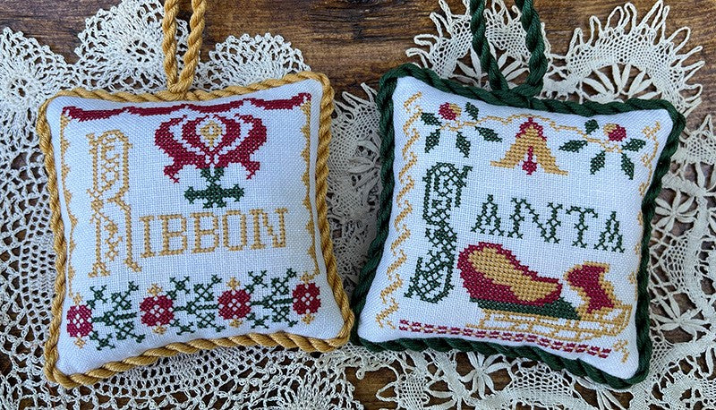 Vintage Christmas Alphabet 8 by Jan Hicks Creates