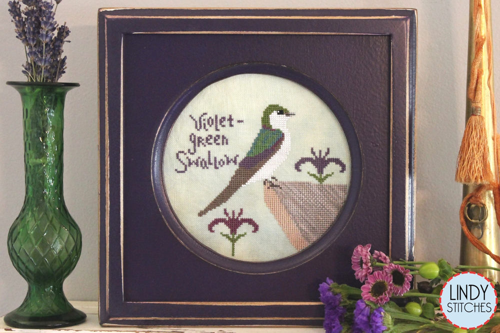 Violet-Green Swallow by Lindy Stitches