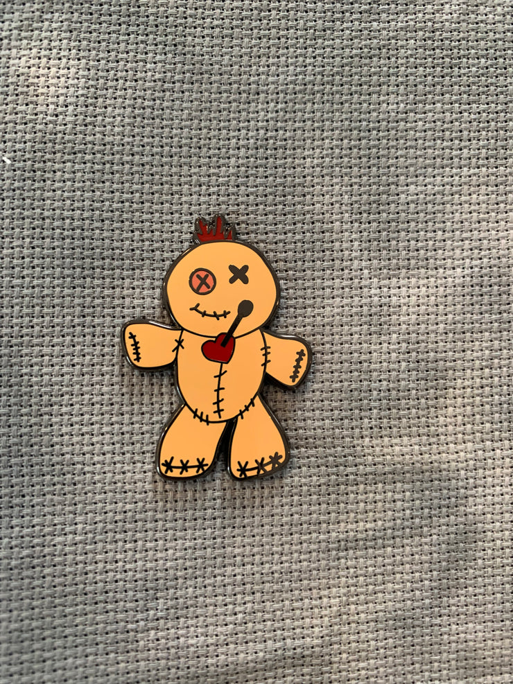 Voodoo Doll Needleminder by Rebel Stitcher Designs