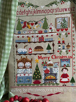 Waiting for Christmas, One Stitch at a Time by Lilli Violette