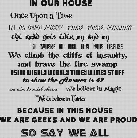 We are Geeks by Paine Free Crafts