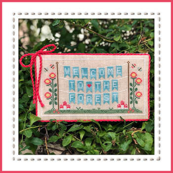 Welcome to the Forest: Forest Banner by Country Cottage Needleworks