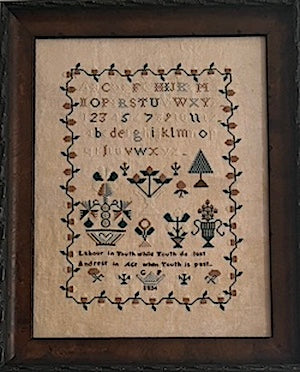 Willow Samplings G. F. 1834 by Olde Willow Stitchery