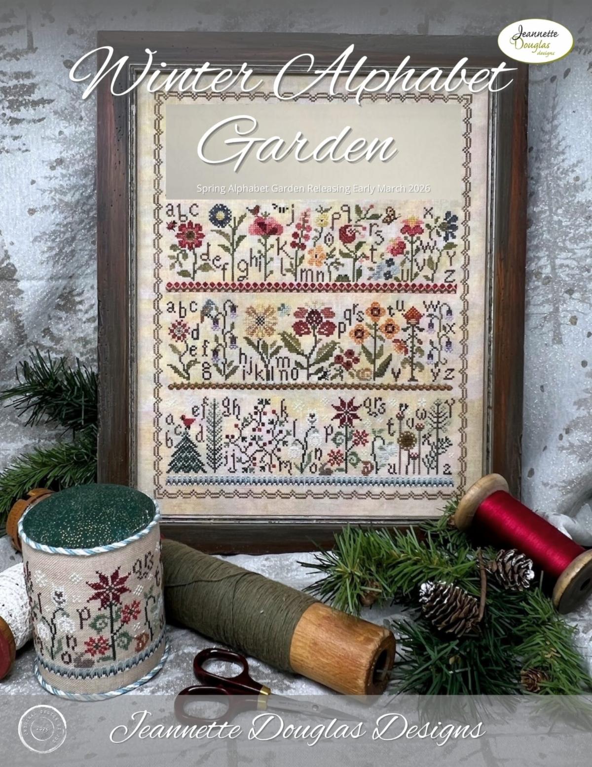 Winter Alphabet Garden by Jeanette Douglas Designs