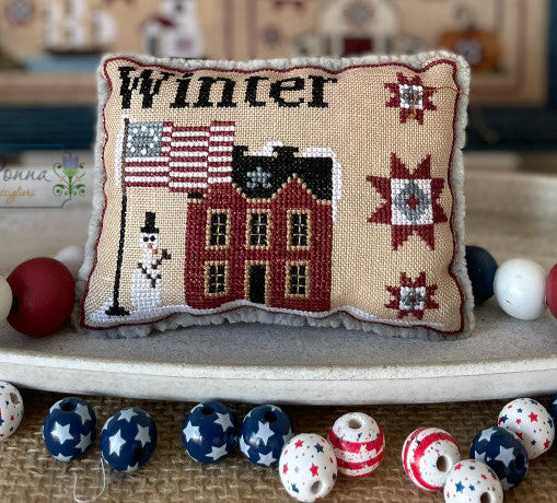 American Season – Winter Pillow by Mani di Donna