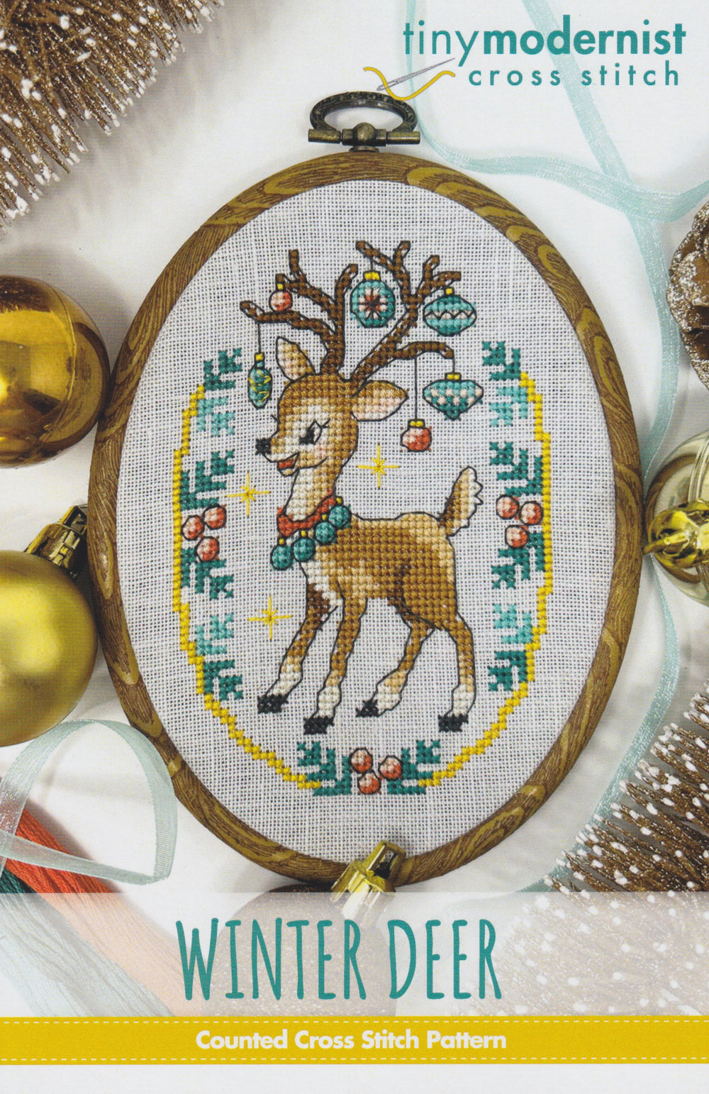 Winter Deer by Tiny Modernist