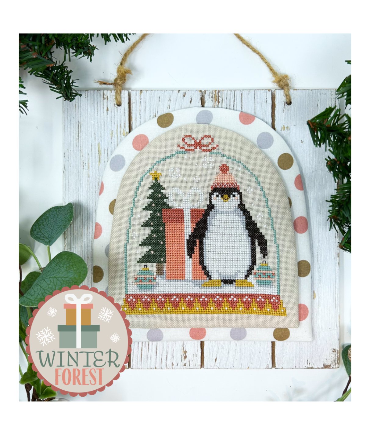 Winter Forest Snowglobes - Penguin by Tiny Modernist