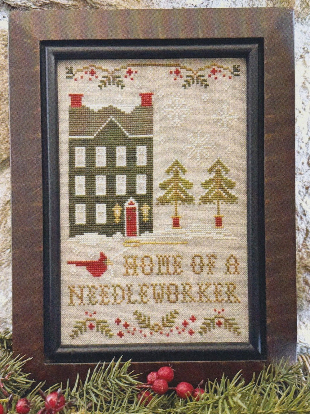Winter at the Home of a Needleworker by Little House Needleworks