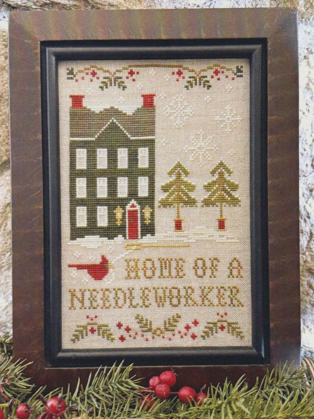 Winter at the Home of a Needleworker by Little House Needleworks