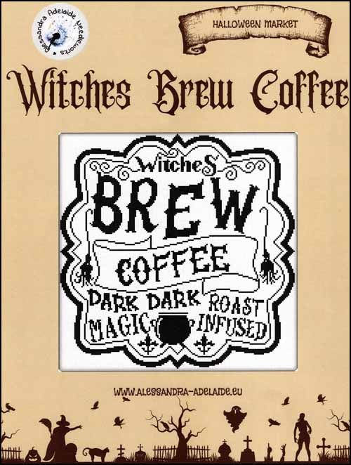 Witches Brew Coffee by Alessandra Adelaide Needleworks