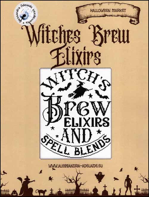 Witches Brew Elixirs by Alessandra Adelaide Needleworks