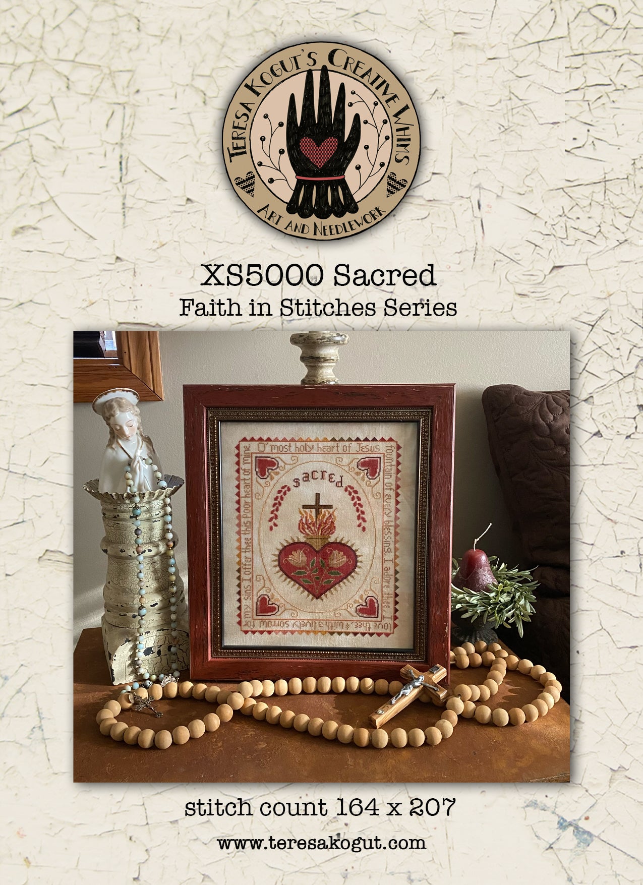 Sacred - Faith in Stitches Series by Teresa Kogut