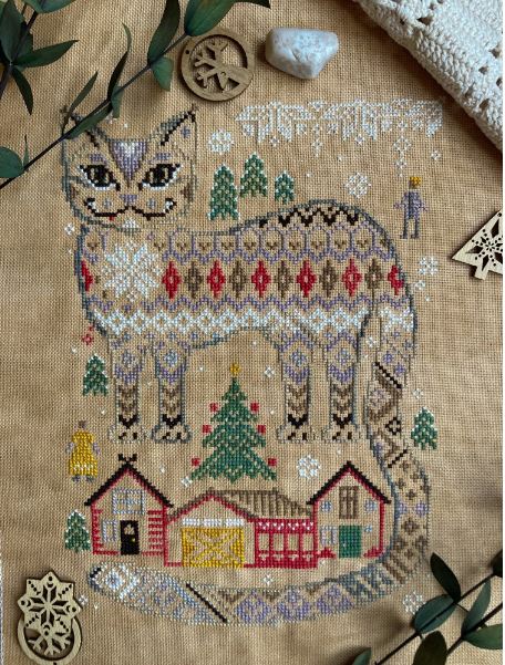 Yule Cat by Quaternion Creations