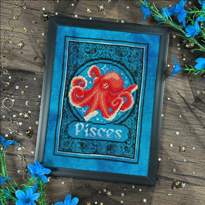 Zodiac Pisces by The Stitch Crypt