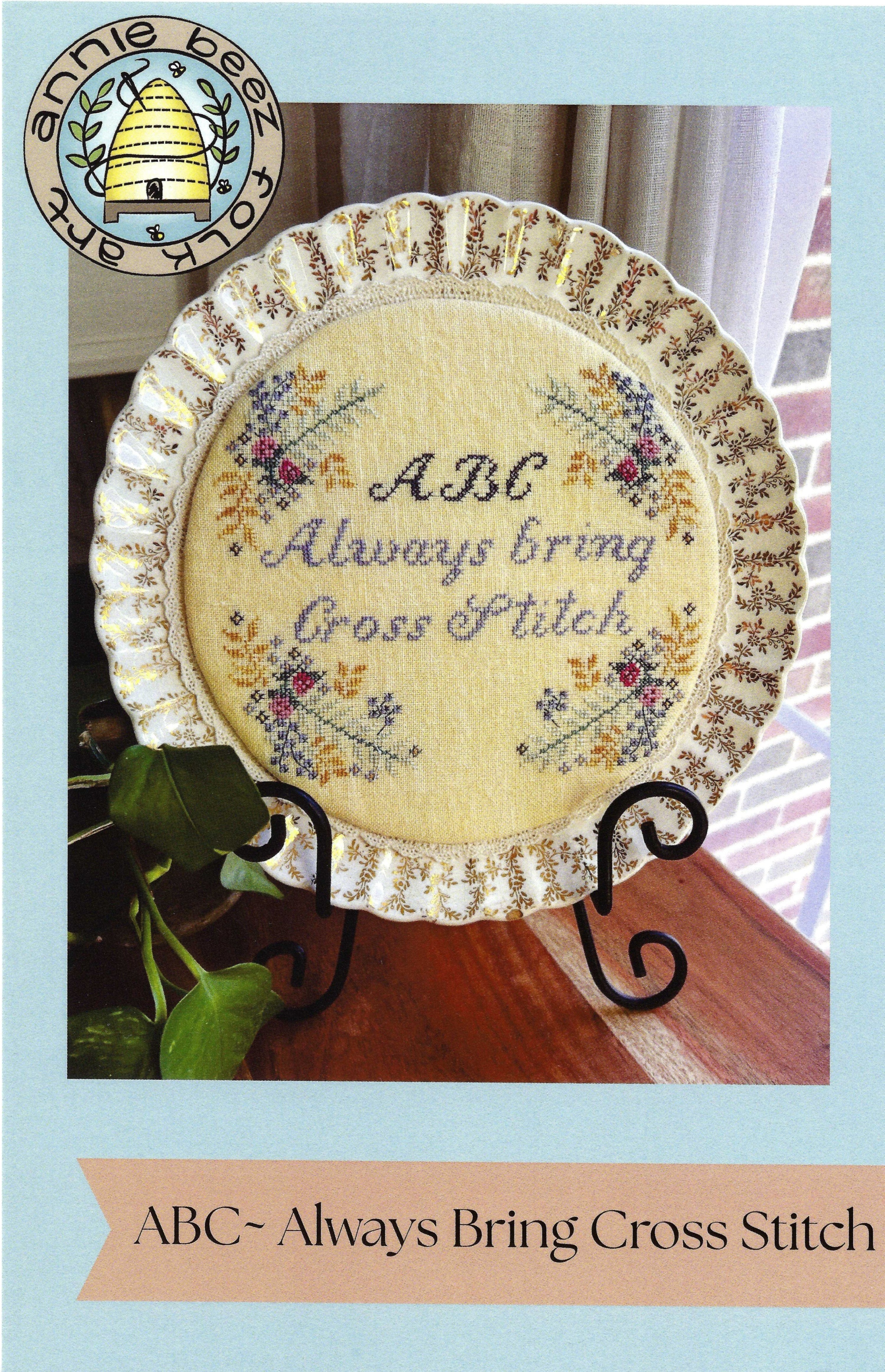 ABC- Always Bring Cross Stitch by Annie Beez Folk Art