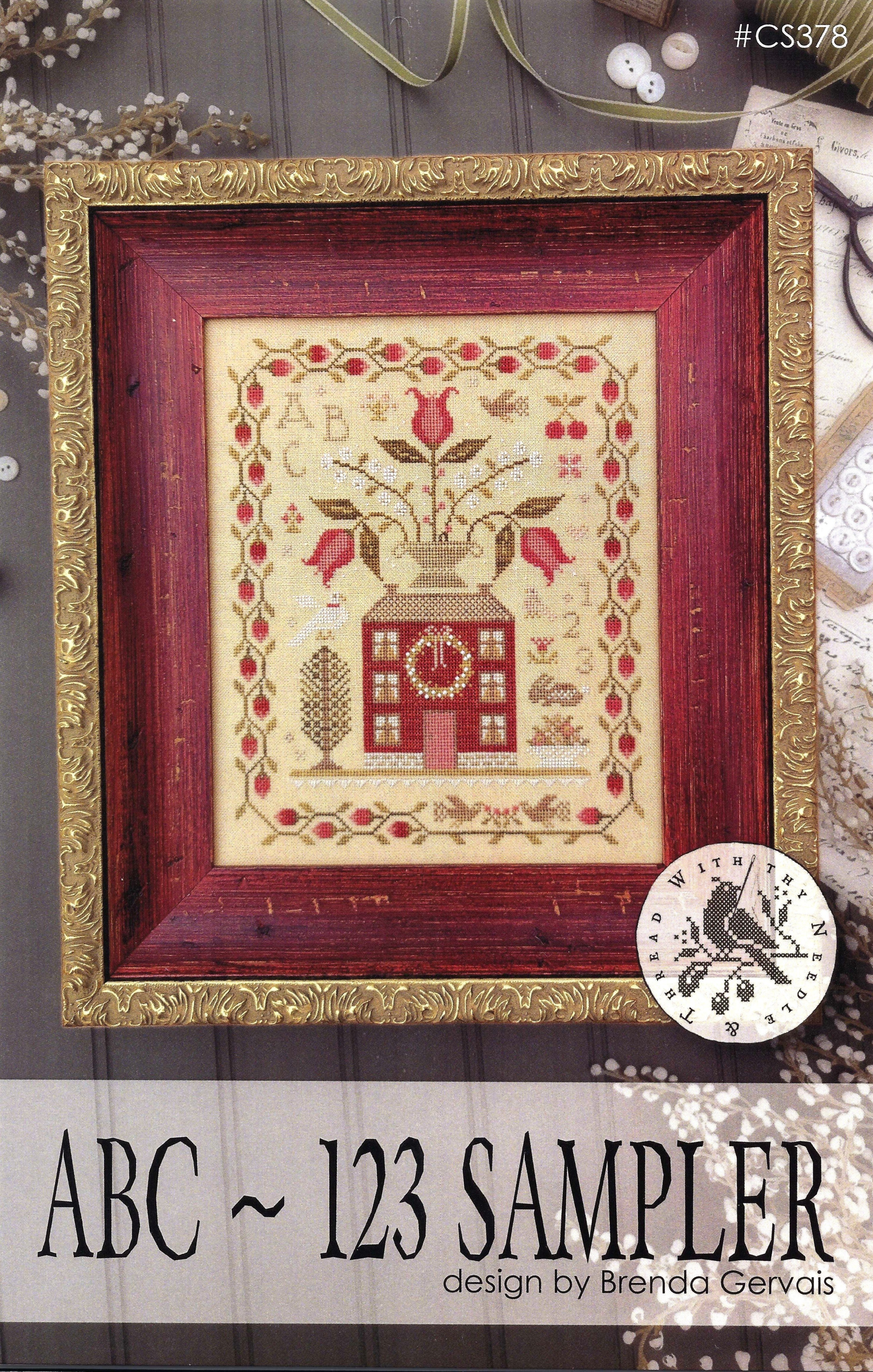 ABC- 123 Sampler by With Thy Needle & Thread