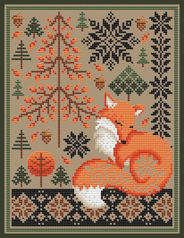 Autumn Fox - Shannon Christine Designs - Preorder - BeStitchMe