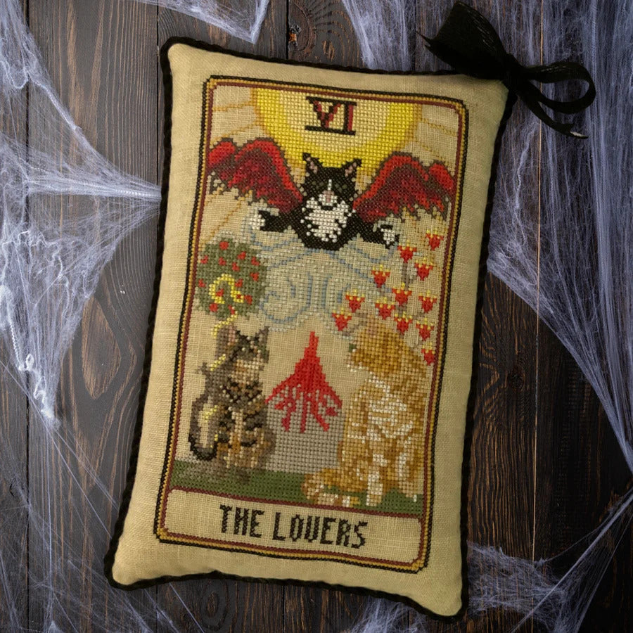 Cat Tarot VI The Lovers by Dirty Annie's Southern Style