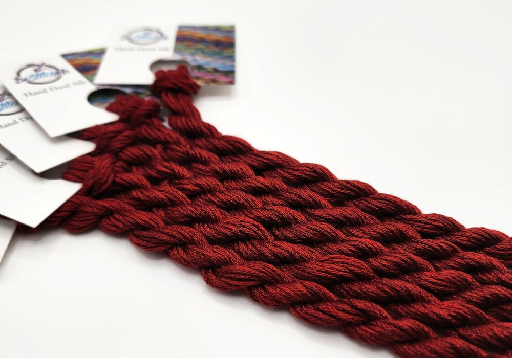 Chili Pepper Hand Dyed Silk