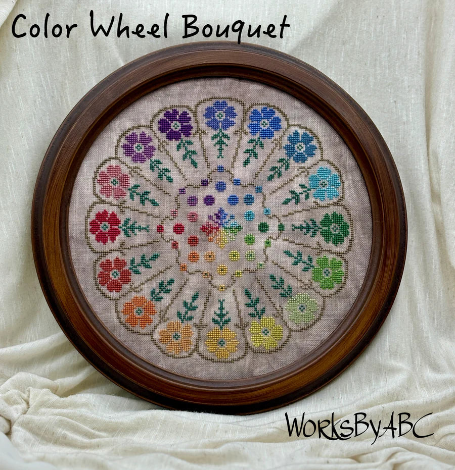 Color Wheel Bouquet by WorksByABC
