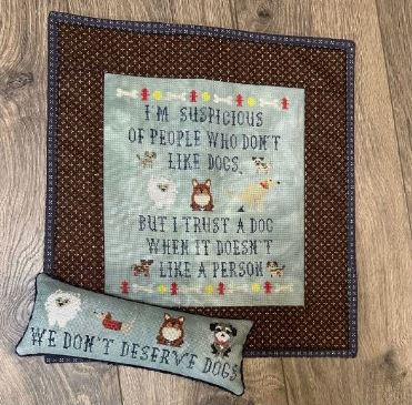 Dog Sampler by Rebel Stitcher Designs
